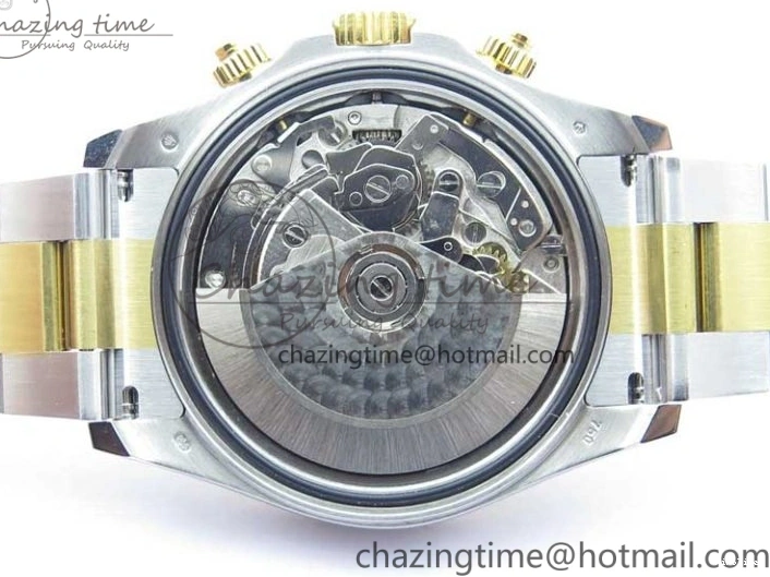 MiroTime 0520 Daytona 116520 SS YG UBF Best Edition Ice Blue MOP Crystal Markers Dial on SS YG Bracelet A Casual 2936